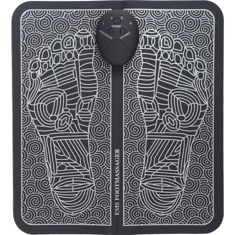 Tapis de massage des pieds EMS, stimulateur musculaire pour pieds, soulagement de la douleur, soins de santé, modèle à piles (1/5)