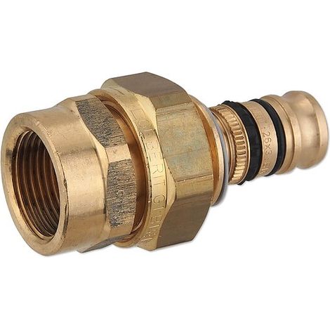 GEBERIT Mepla Press-Übergangsverschraubung 26 mm x 3/4 Zoll IG - 603.595.00.5 (1/3)