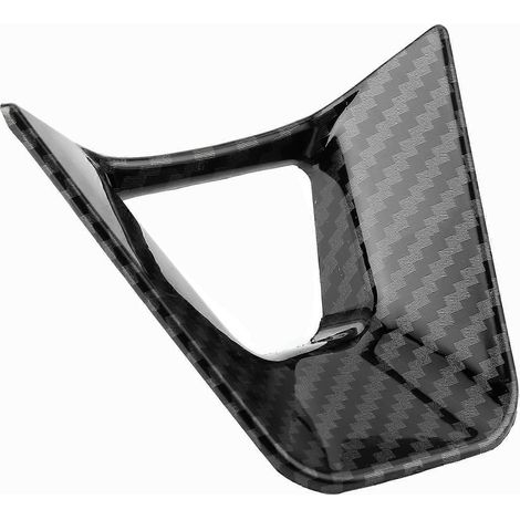 Pailletten-Abdeckung für die untere Lenkradverkleidung, passend für Toyota Corolla 2019–2021, Carbonfaser-Optik, G (1/5)