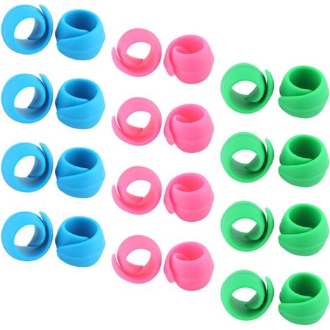 Lot De 80 Porte-bobines De Couture En Silicone Multicolores, Clips Flexibles Pour Bobine Fil, Accessoires De Couture Pour Machine à Coudre Domestique, Usage Maison Et Atelier, Gain De Temps (1/5)