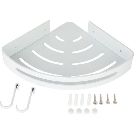 Etagere Murale Triangle - Panier De Rangement Salle De Bain - Acier Inoxydable Antirouille - Installation Sans Perçage - Lot De 1 (1/5)