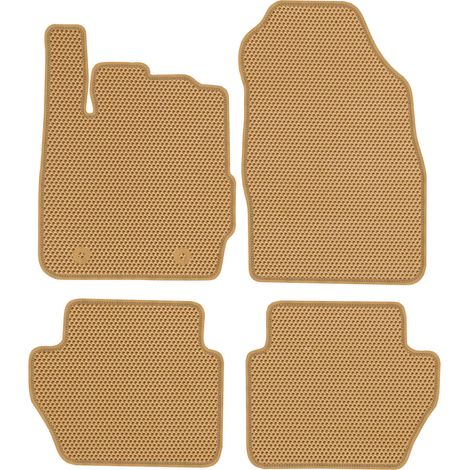 Ford Fiesta MK6 (2008–2011). Spezielle Fußmatten – EVA-Wabenbeige (1/5)