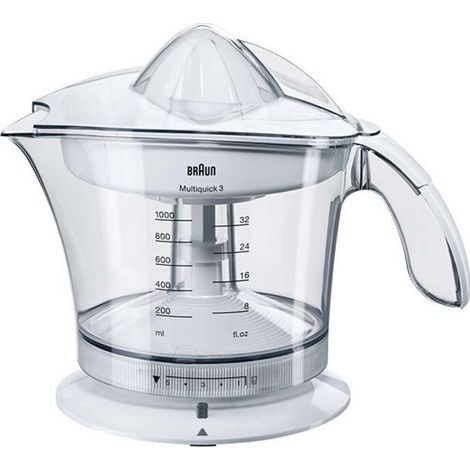 Braun Citromatic MPZ 9 Zitruspresse Weiß 1L 20W