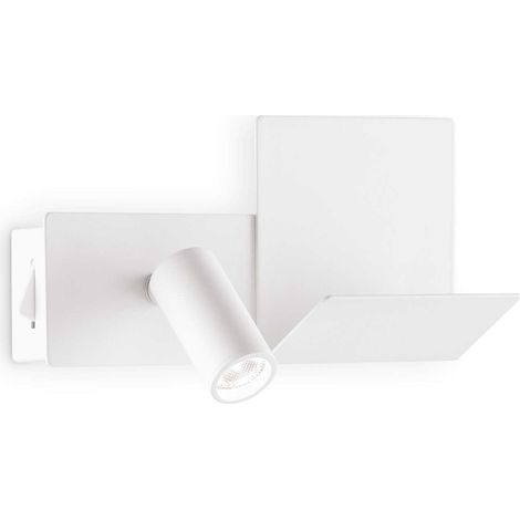 Ideal Lux KOMODO-1 LED-Leseleuchte Weiß, eingebauter Schalter, 3000K, nicht dimmbar (1/2)