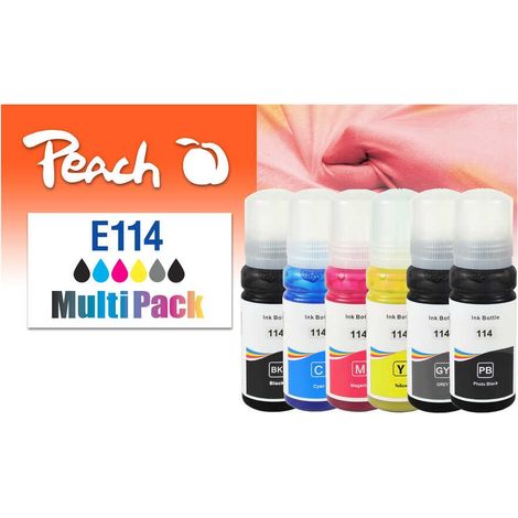 Peach Patrone Epson CISS 114 MutliPack remanufactured (PI200-941)