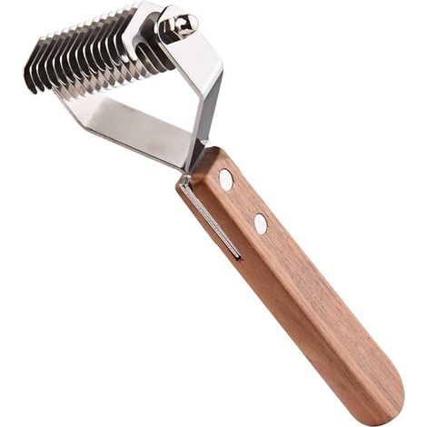 Pettine per sottopelo per cani e gatti, pettine per cani a pelo lungo e pettine per gatti a pelo lungo il pettine per sottopelo rimuove il sottopelo pettine per cani (1/5)