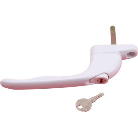 Poignée de fenêtre Universelle Blanche en PVC (1/5)