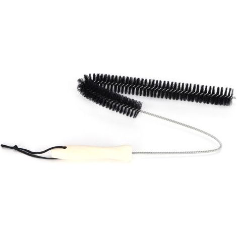 QORVA-Brosse de nettoyage Flexible et pliable, sèche-linge, Machine à laver, réfrigérateur, outil de dragage de tuyaux, noir (1/5)