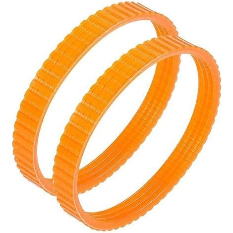 1900B Replacement toothed electric planer belt, 9.6 mm wide, orange, pack of 2 (1/5)