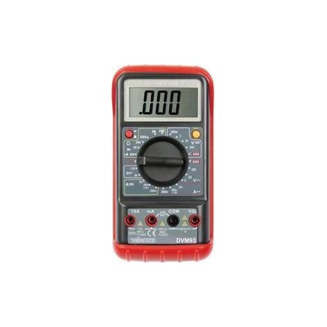 Multimetre numerique lcd 3 1 2 24 gammes 10a test