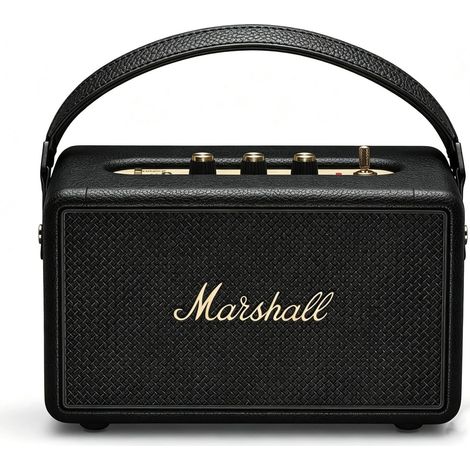 Marshall Kilburn III Bluetooth Enceinte Portable avec Plus de 50 h d’autonomie - Noir et Laiton