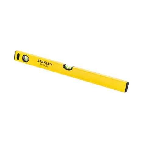Stanley – Niveau à bulle tubulaire 40 cm – 2 fioles verticales – Précision 0.5mm/m – Alliage léger et résistant – Ergonomie optimisée