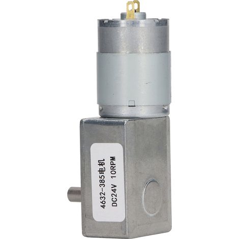 Moteur réducteur à vis sans fin 4632-385, 24V DC, 10 tr/min, engrenage à couple élevé pour automatismes et portails (1/5)