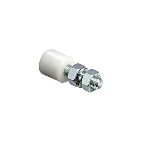 OLIVA A RULLO IN NYLON PER SCORREVOLI  ART.243- - mm.75, rullo ø mm.40 - 4 pezzi COMUNELLO