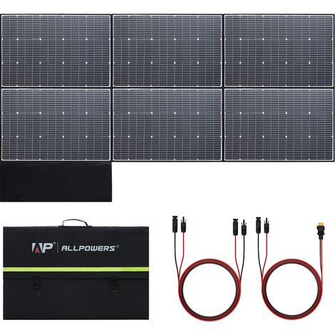Foldable Solar Panel 600 W For Power Station Solar Generator Allpowers SP039 (1/5)