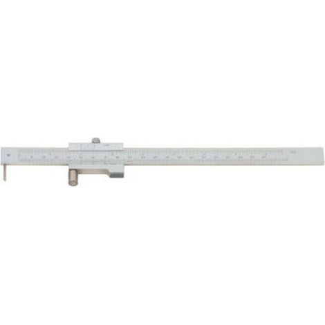 Aiguille de rechange mm, Vernier inférieur - mm, Vernier supérieur - inch