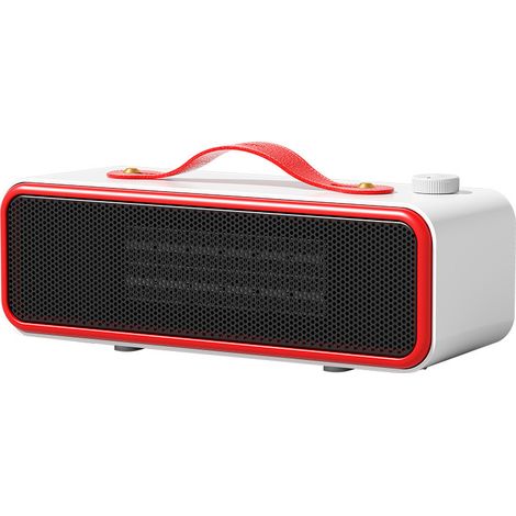 Petit radiateur rouge de style européen, adapté à une utilisation en intérieur au bureau, idéal pour les étudiants, réch (1/4)