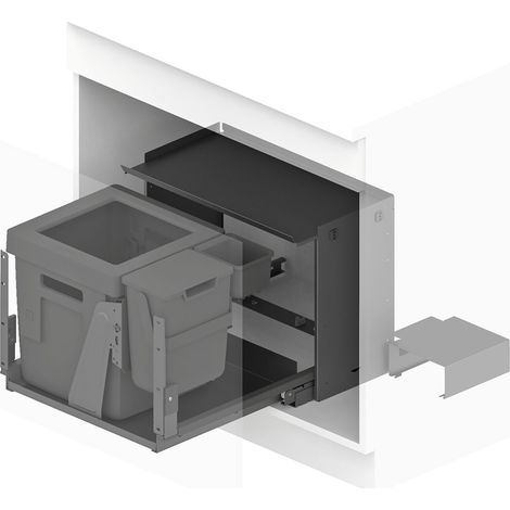 Peka Abfallsystem Oeko Complet Aqua L KB 750-900mm Anthrazit (1/5)