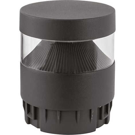 Paletto LED Personalizzabile GES2360 CCT 3000K/4000K/5000K IP65 in Alluminio Grigio Antracite Trattamento C4 - Gealuce (1/3)
