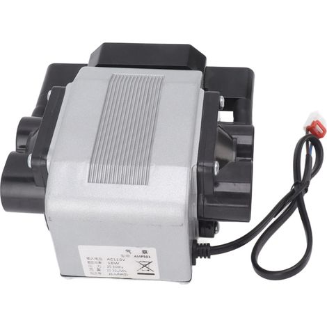 Pompe à air miniature 16 W à haut débit, silencieuse, pour aquarium (25-30 L/min), 110 V (1/5)