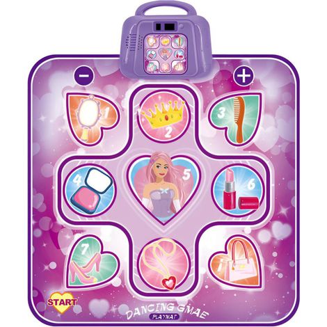 Tapis De Danse Musical - 6 Modes De Jeu Avec Éclairage Led Et Son Intégré - Pour Enfants - Violet - 1 Pièce (1/5)