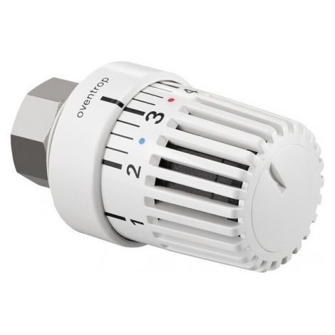 OVENTROP Thermostat spécial Uni LK M 28 x 1,0, 7-28 C, 0 1-5, sonde à liquide, blanc, adapté aux robinets thermostatiques Kosmia, 1613501