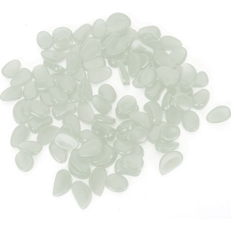 100 Pcs Lumineux Pierre Décor Fluorescent Jardin Cour Intérieur Aquarium Paysage Décoration Clair