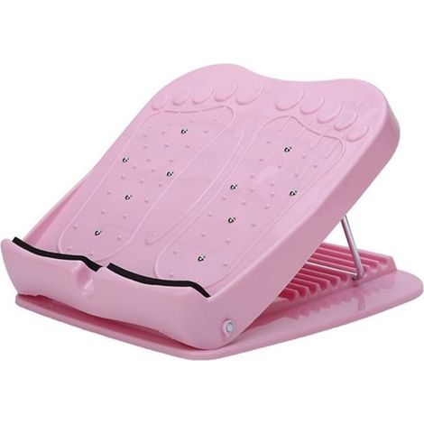 Une plaque rose pour étirer les ligaments, un appareil pour allonger et affiner les jambes et sculpter les mollets à domicile. (1/3)