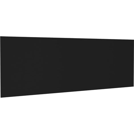 Testiera letto accessorio camera da letto pensile 240 x 1,5 x 80 cm MDF nero TDL0202505