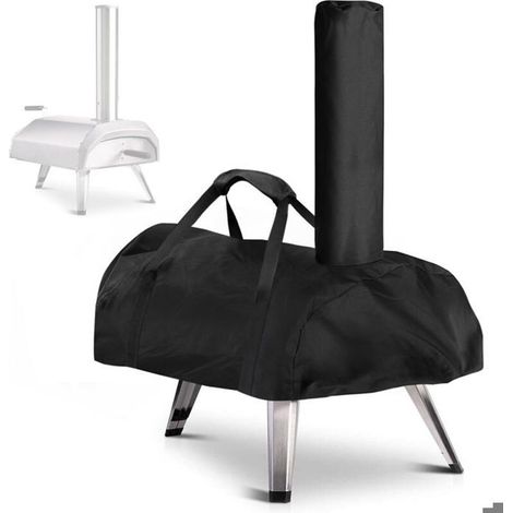 Housse four pizza Ooni Karu 12 noire Oxford 81x42x21cm étanche (1/4)