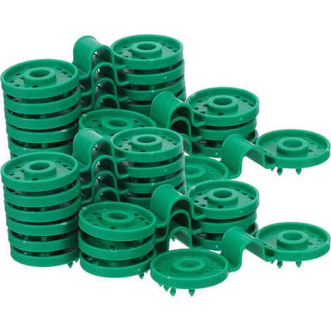 Lot de 100 Pinces en Plastique Vertes pour Toile D'ombrage, Clips de Fixation Robustes pour Filet Pare-Soleil, Maintien Résistant aux Intempéries, Accessoires Jardin (1/5)