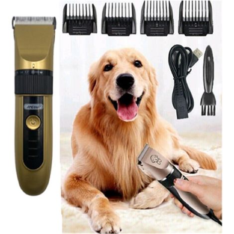Trade Shop - ELEKTRISCHER RASORIE TRIMMER TOSATRICE FÜR OMESTISCHE ANIMALEN 4 PETTINI Q-T137 -