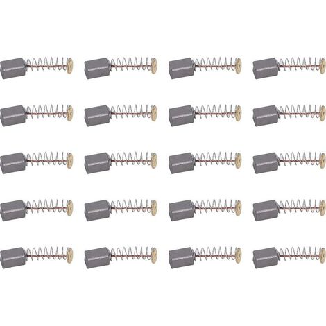 Lot 20 brosses moteur charbon – cuivre – perceuses / meuleuses / soufflantes / mélangeurs / tondeuses (1/5)