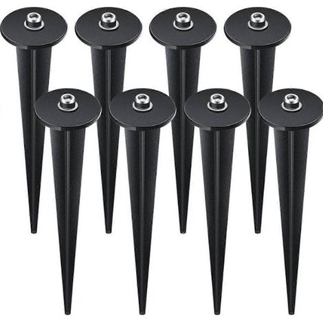 Lot de 8 projecteurs à piquer pour éclairage extérieur, lampe de jardin. (1/5)
