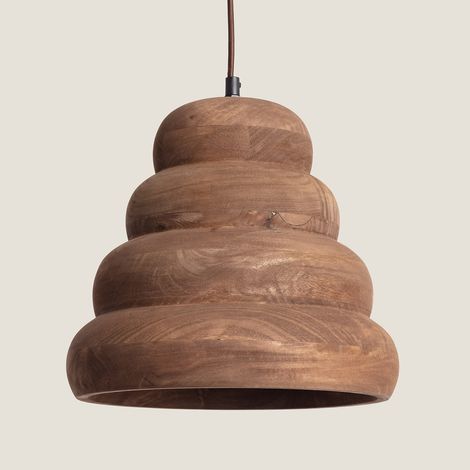 Lampada a Sospensione  Legno Dallas I Naturale (1/4)