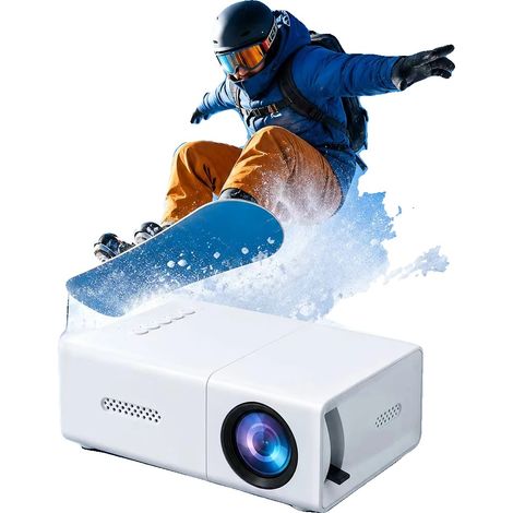 Projecteur, Design Portable, 1400 Lumens de Luminosité, projet1 (1/2)