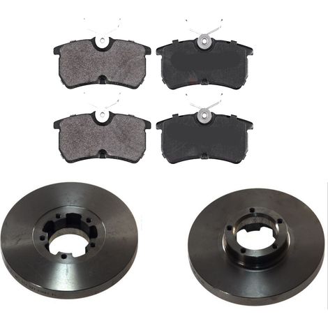 KIT FRENI POSTERIORI compatibile con FORD FIESTA VI (CB1, CCN) - DISCHI + PASTIGLIE OEM: 37101 / 15814 /SOSTITUZIONE DIRETTA/BASSA POLVERE/SILENZIOSO