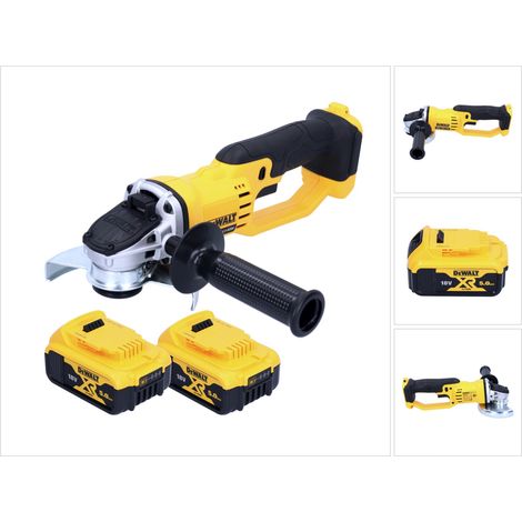 DeWalt DCG 412 N Akku Winkelschleifer 18 V 125 mm + 2x Akku 5,0 Ah - ohne Ladegerät