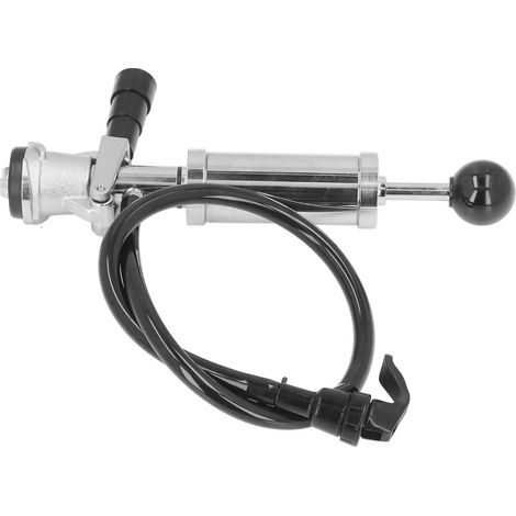Ortviai Pompe à Bière en Acier Inoxydable pour Fût D – 4 Pouces, avec Robinet et Tuyau, Kit Complet pour Distribution (1/4)