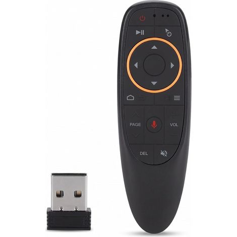 Télécommande sans Fil 2,4 G, 17 Touches sans Fil pour Smart TV/Android TV décodeur/PC, Gyroscope intégré à 6 Axes (1/5)