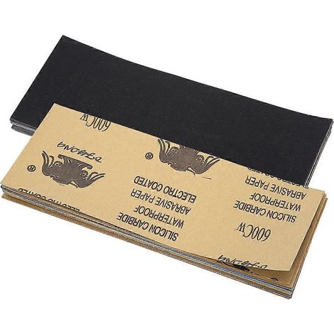 90 Stück 9 x 3,6 Zoll wasserfestes Schleifpapier, Polierpapier, Zubehör, Schleifwerkzeug