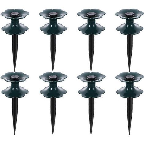 Guide-tuyau d'arrosage avec rouleau, 16 pièces, outils de protection pour l'entretien des plantes d'extérieur - Conception compacte et efficace (1/5)