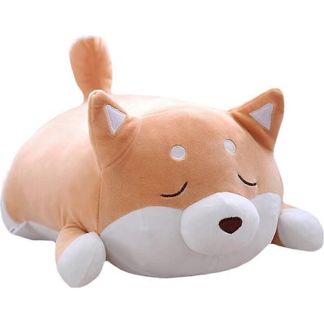 Coussin en peluche chien, adorable peluche Corgi Akita, cadeau idéal pour la Saint-Valentin ou Noël. (1/4)
