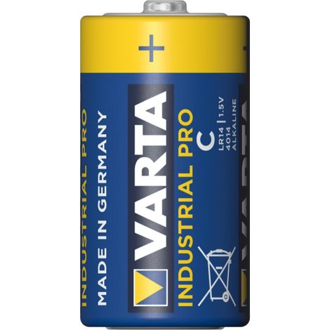 Boite de 20 piles VARTA LR14 - C - UM2 - Industrial - Alcaline - 1.5V