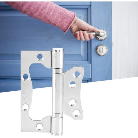 Charnières silencieuses haut de gamme en acier inoxydable sans fente pour portes intérieures et en bois. (1/5)