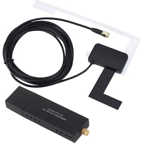 Antenne Radio Numérique DAB/DAB+ USB pour Voiture, Compatible Android (1/5)