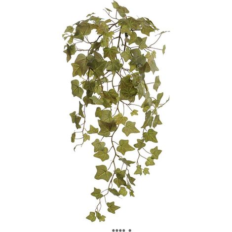 Chute de lierre artificiel L 107cm vert-rouge (1/3)