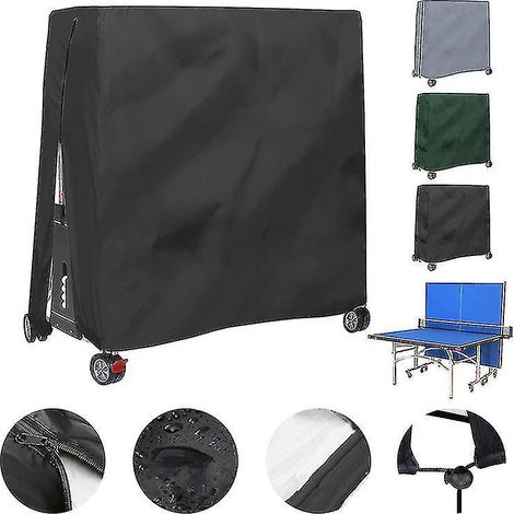 Wasser- und staubdichte Outdoor-Tischtennisplattenabdeckung – 165 x 70 x 185 cm (1/5)