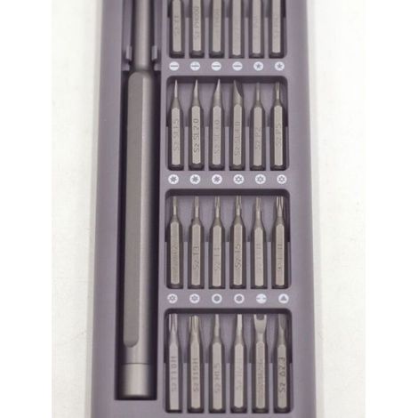 Ensemble de tournevis - - 24-en-1 - Outil de finition de précision - Couleur gris - S2 (1/4)