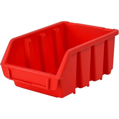 Faithfull Interlocking Storage Bin Size 2 Red 116 x 161 x 75mm FAITBBIN2